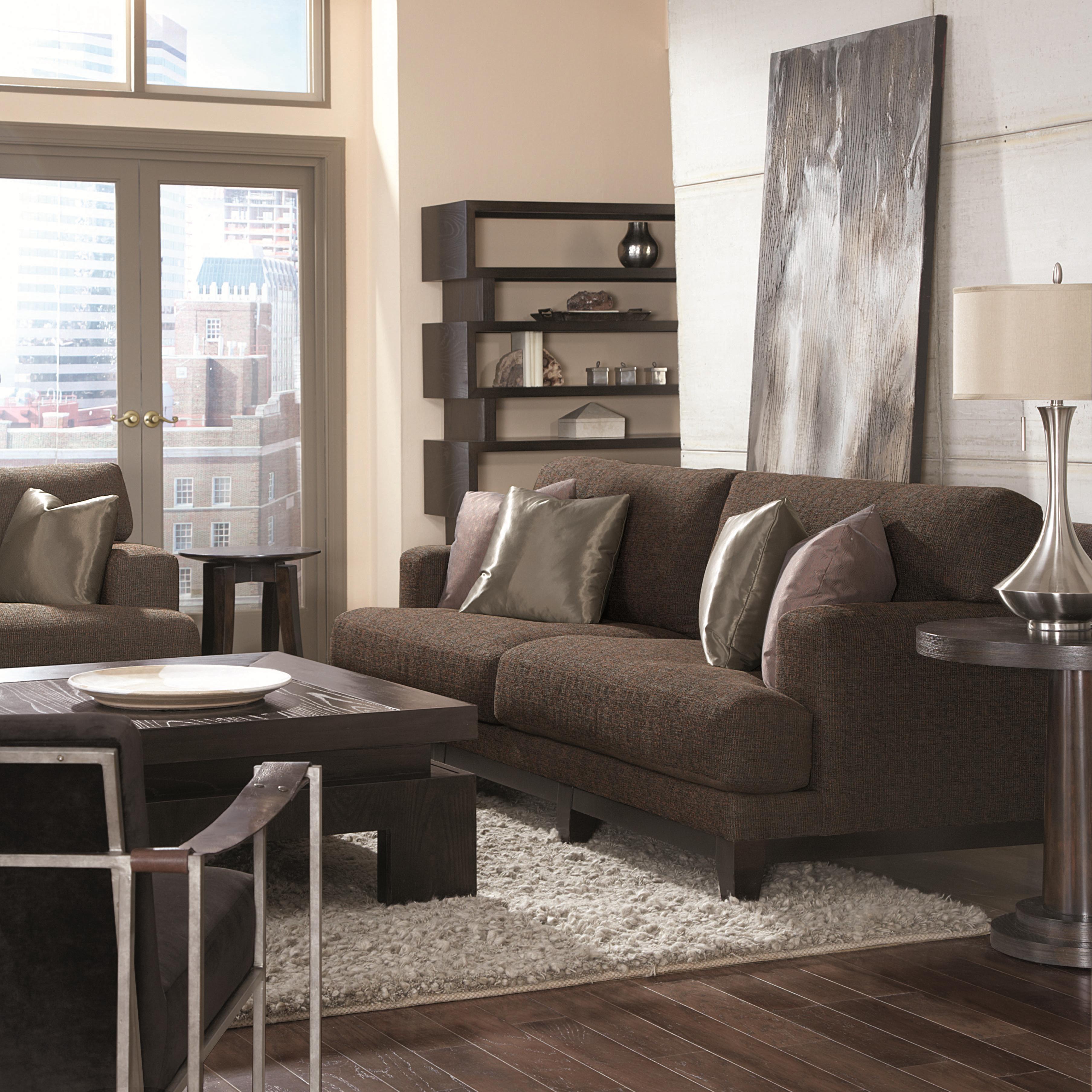 Bernhardt Mercer Square Cocktail Table with Modern Art Style Darvin